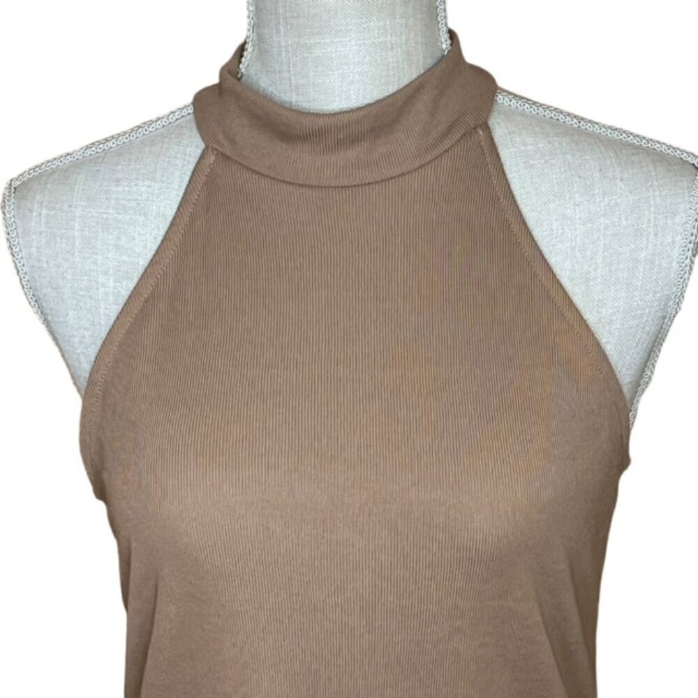 RIVER ISLAND Halter Neck Ribbed Sleeveless Top, Size 14 - NWT - Picture 3 of 5